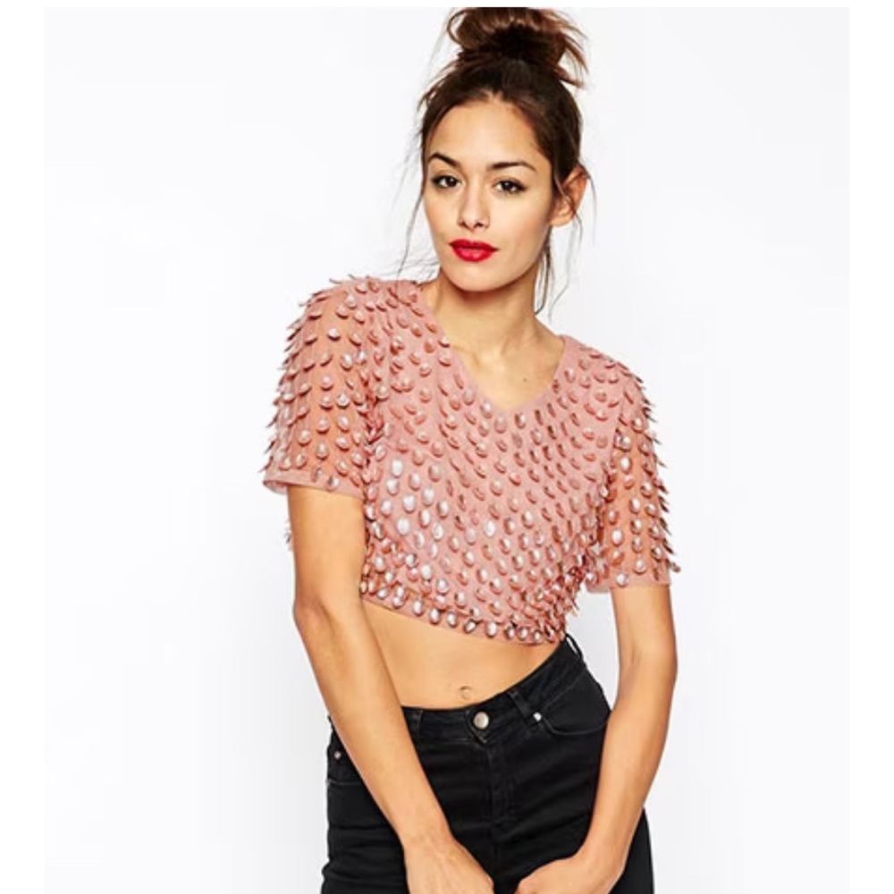 ASOS Embellished Crop Top New without Tags